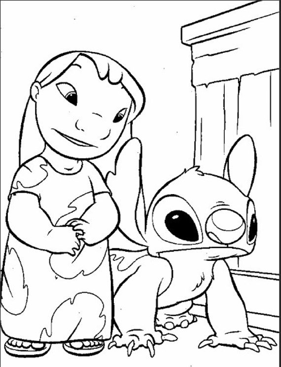 Coloring pages of lilo stitch digital coloring book pdf download now