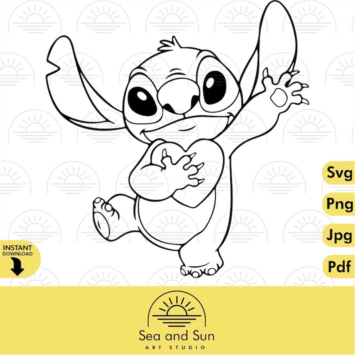 Stitch vector svg lilo and stitch disneyland ears svg png