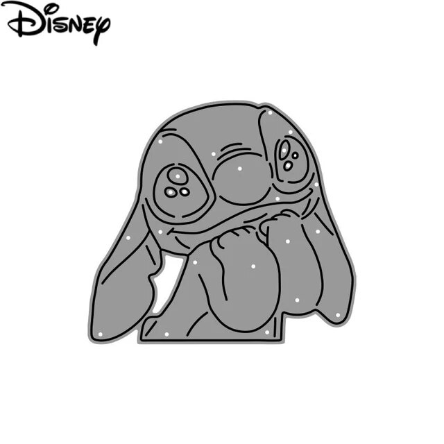 Disney stitch happy metal cutting dies cartoon movie lilo and stitch die cuts for diy decoration scrapbooking paper craft cards