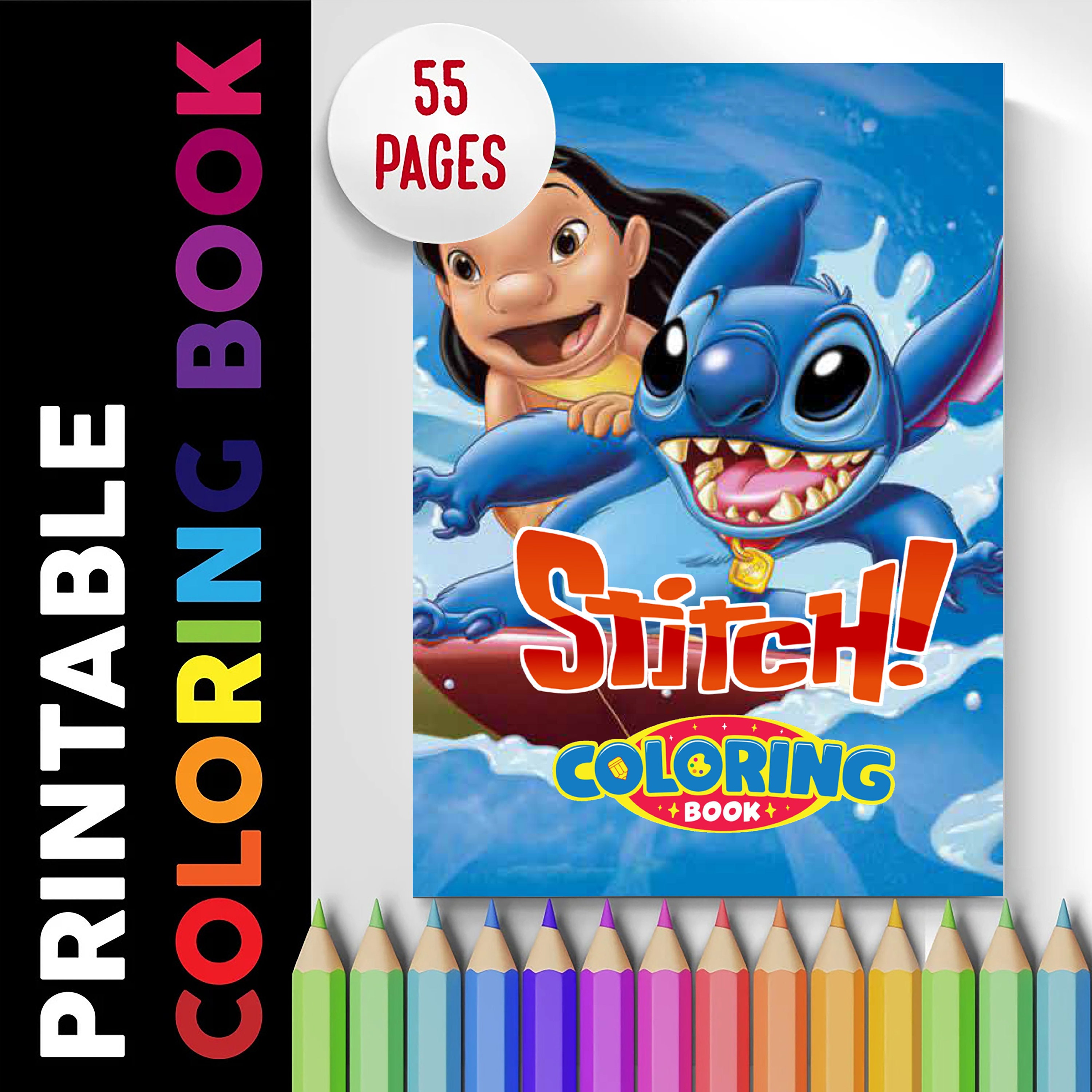 Stitch coloring book pages coloring pages printable