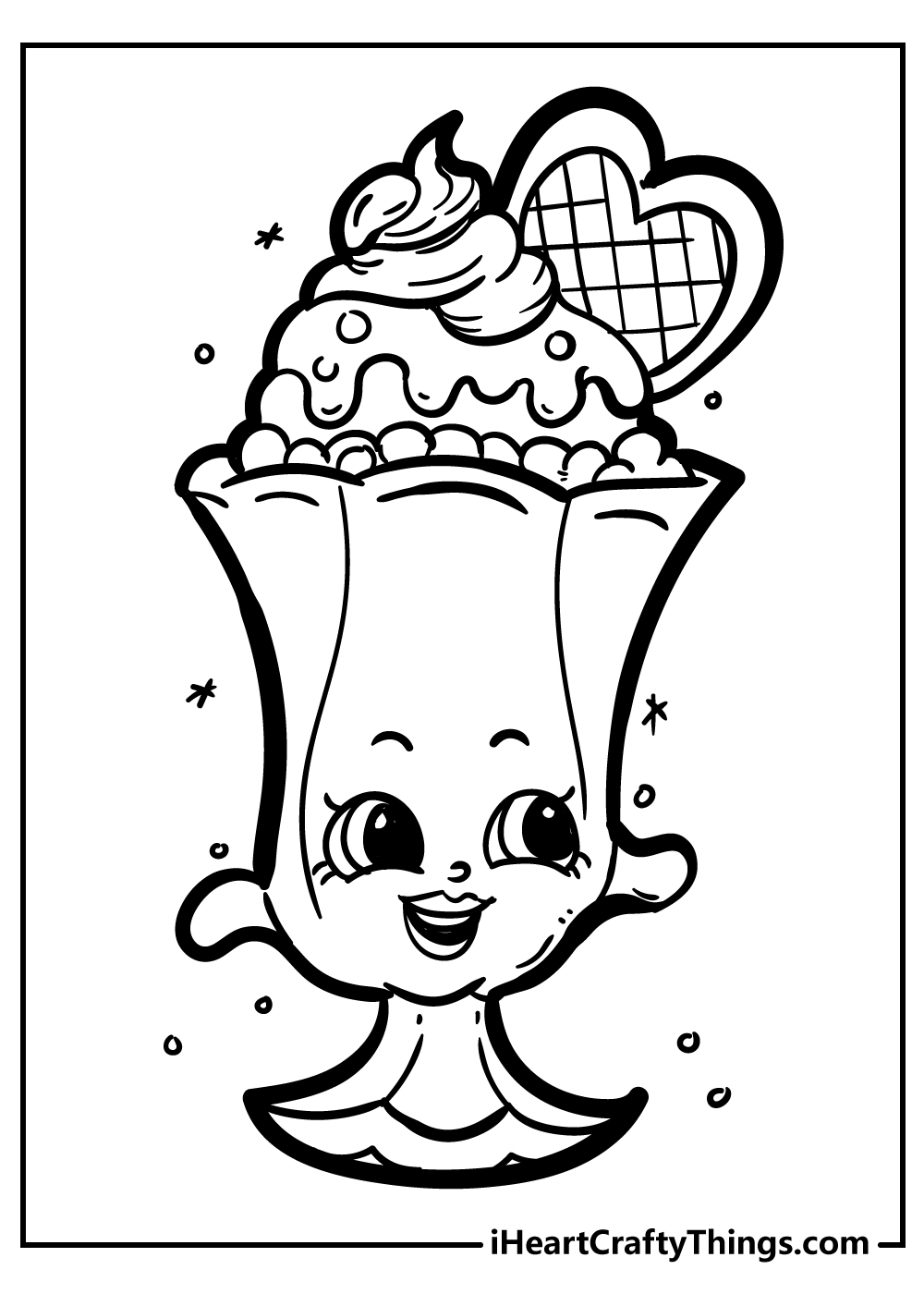 Shopkins coloring pages free printables