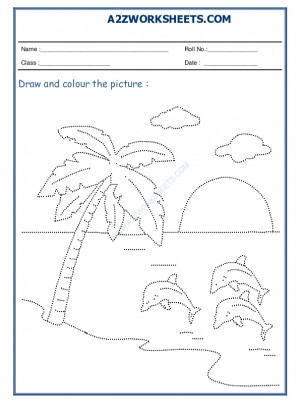 Worksheet of colouring sheet