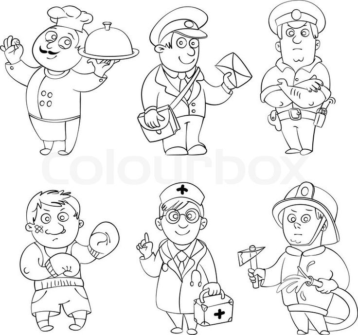 Coloring pages of job professions coloring books coloring pages color worksheets