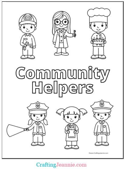 Munity helper coloring pages free printable munity helpers preschool munity helpers preschool crafts munity helpers crafts