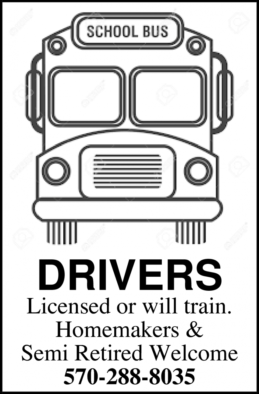 Drivers licensed or will train