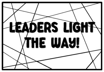 Leaders light the way fireflies coloring pages fireflies classroom quotes