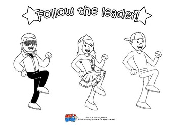 Follow the leader coloring page by hey duby resource store tpt