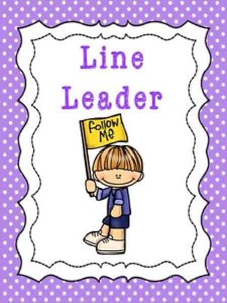 Preschool clipart line leader free images at