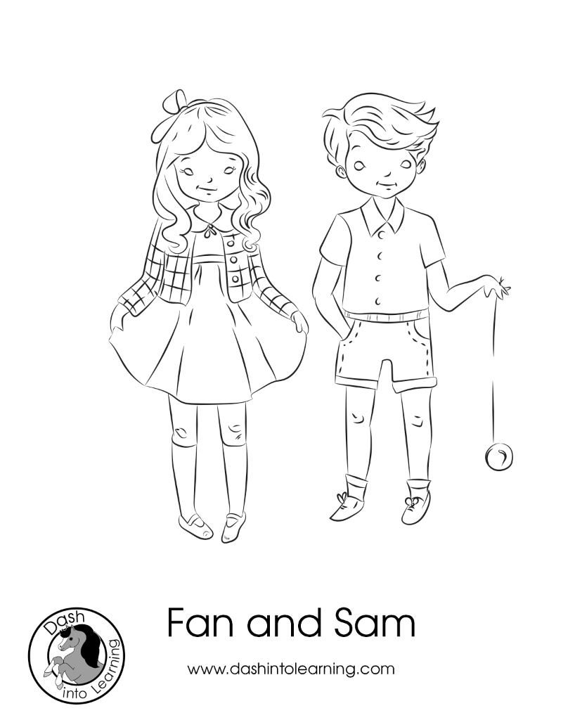 Free coloring pages â dash into learning