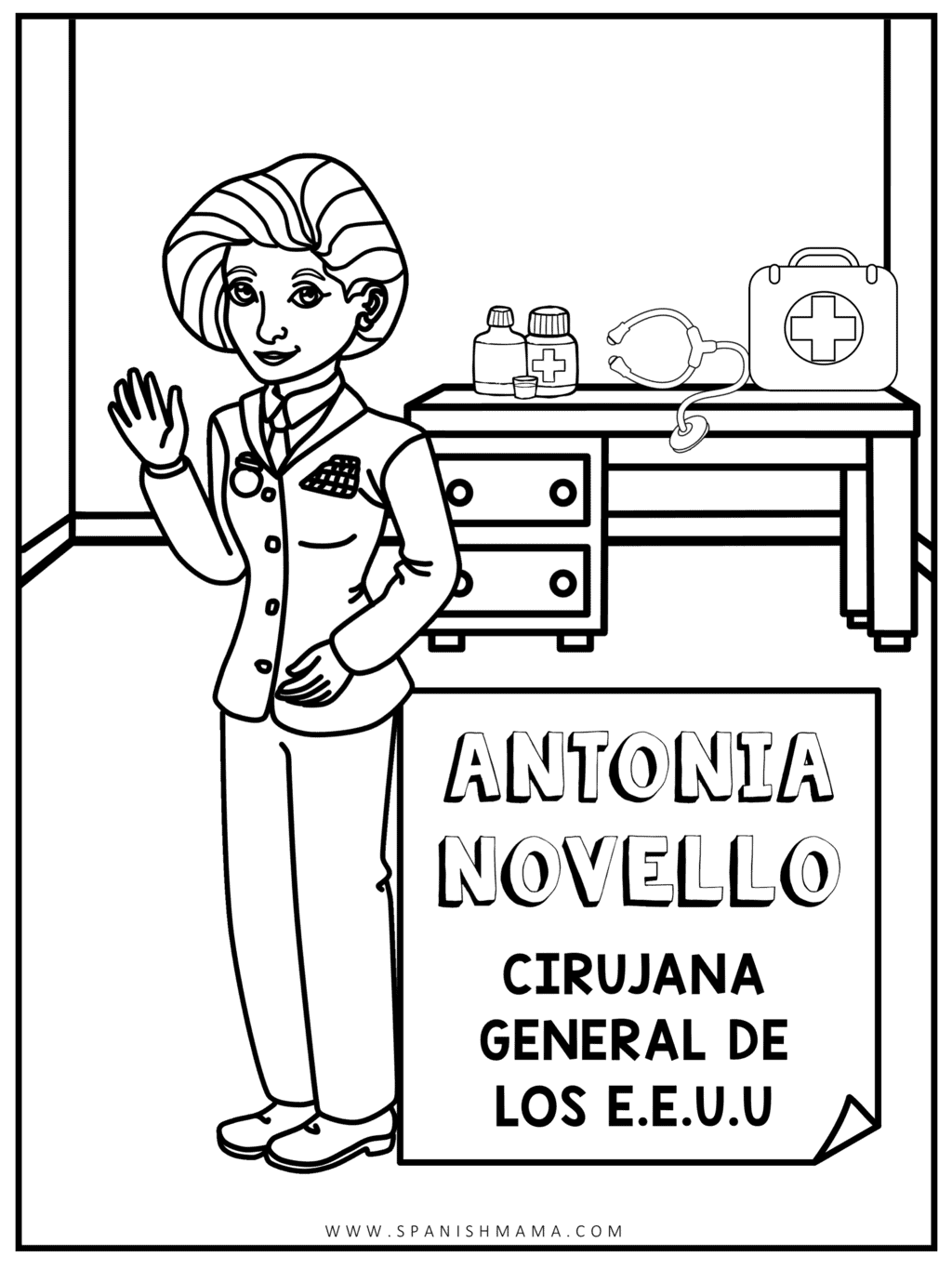 Free hispanic heritage month coloring pages