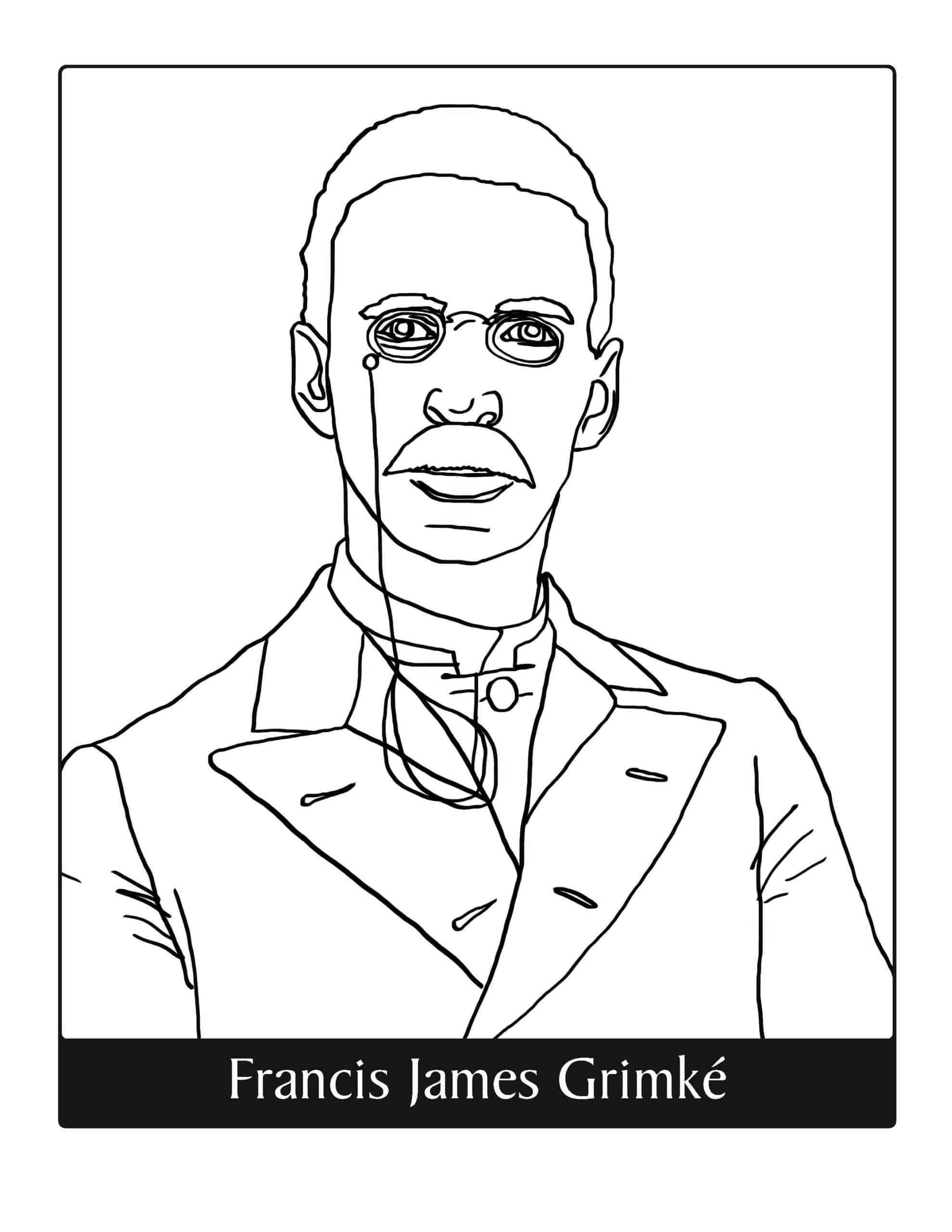 Free coloring pages to celebrate black faith leaders