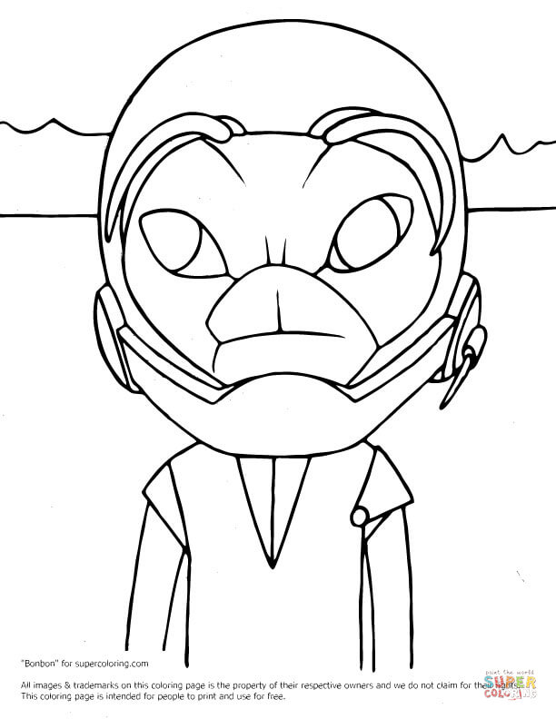 Martian leader coloring page free printable coloring pages