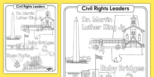 Civil rights loring pages for k