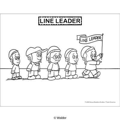 Classroom jobs line leader walder education