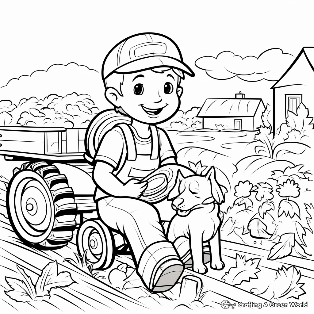 Nature coloring pages