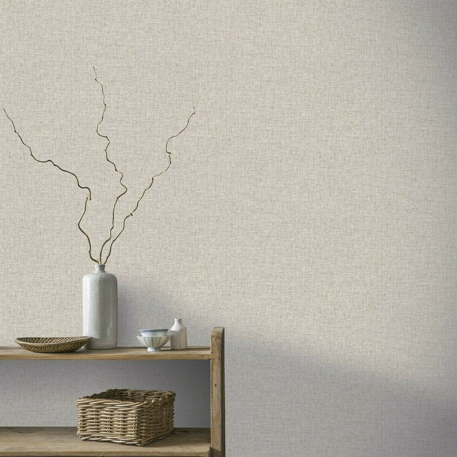 linen look wallpaper