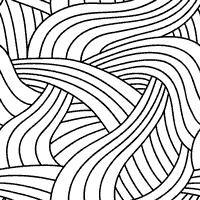 Wavy patterns coloring pages
