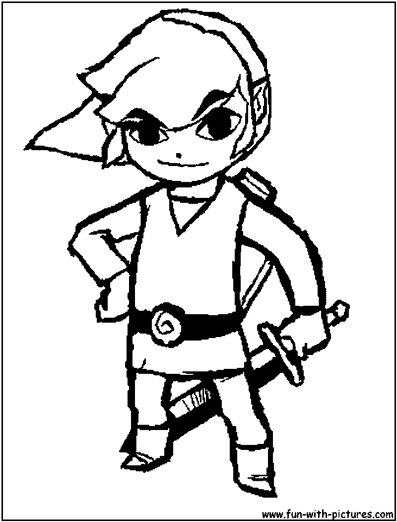 Link coloring page