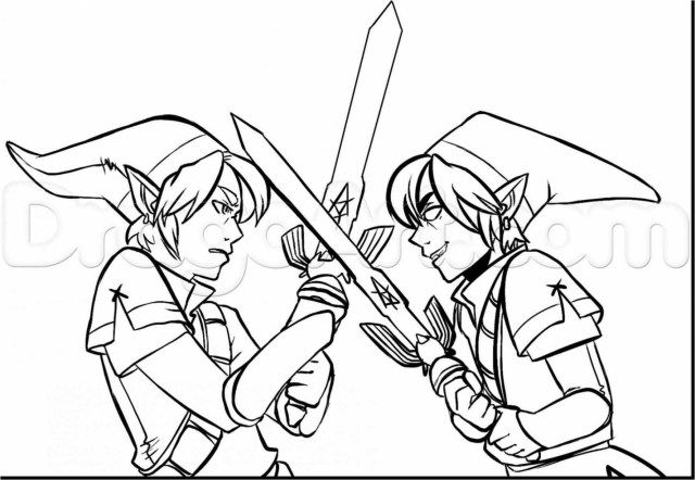 Wonderful photo of legend of zelda coloring pages