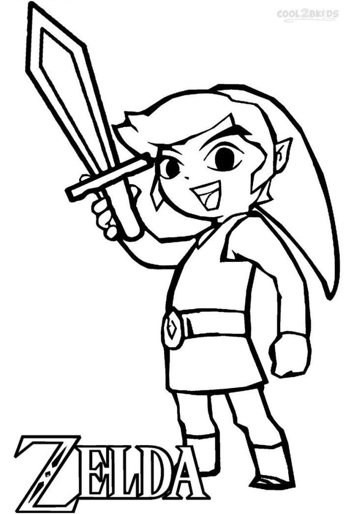 Free zelda coloring pages for kids and adults