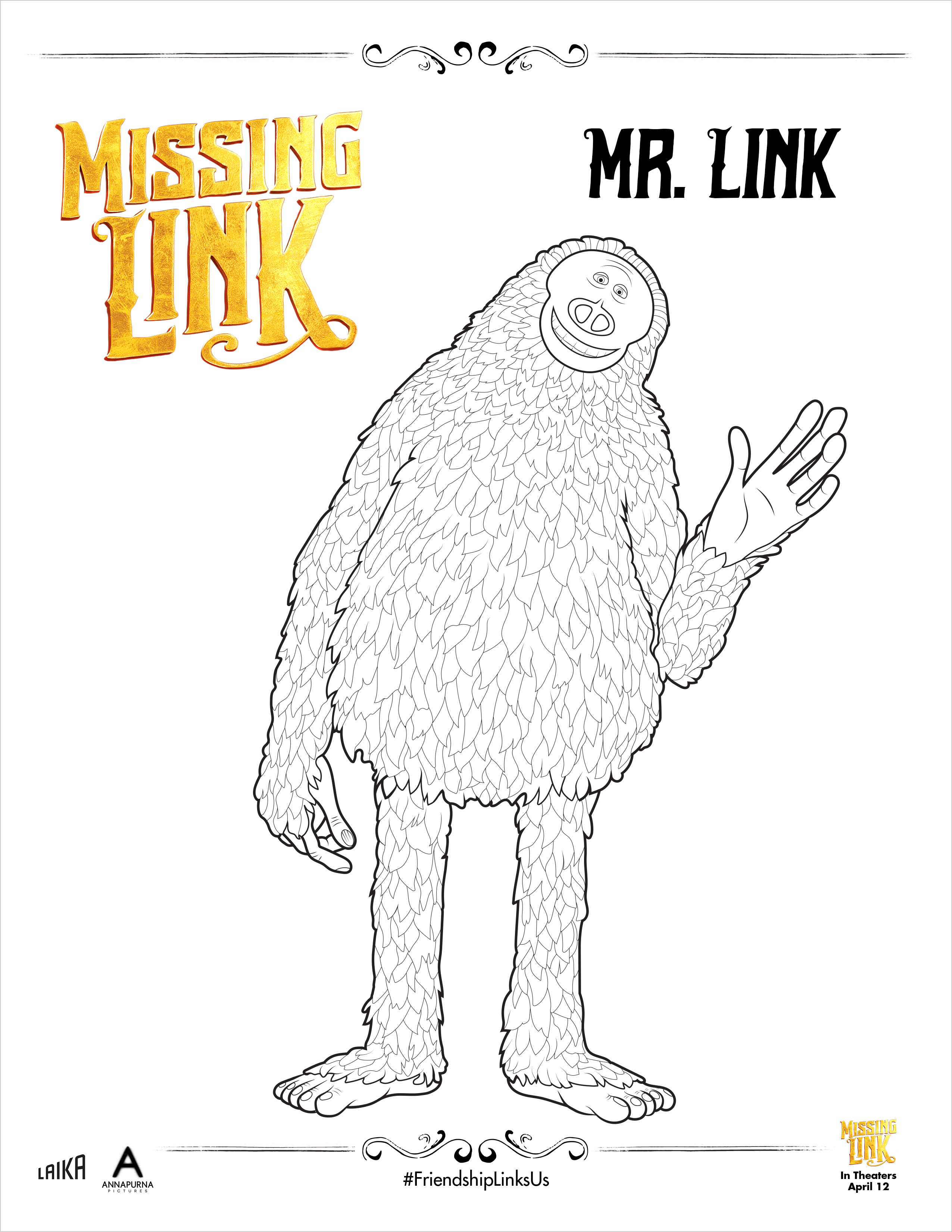 Missing link printable activities