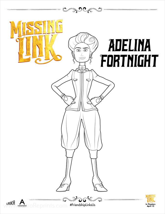 Missing link coloring pages coloring books at retro reprints