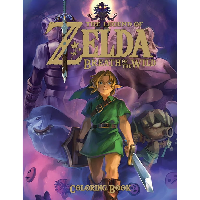 The legend of zelda coloring book a coloring book for kids and adults relax and stress relief paperback