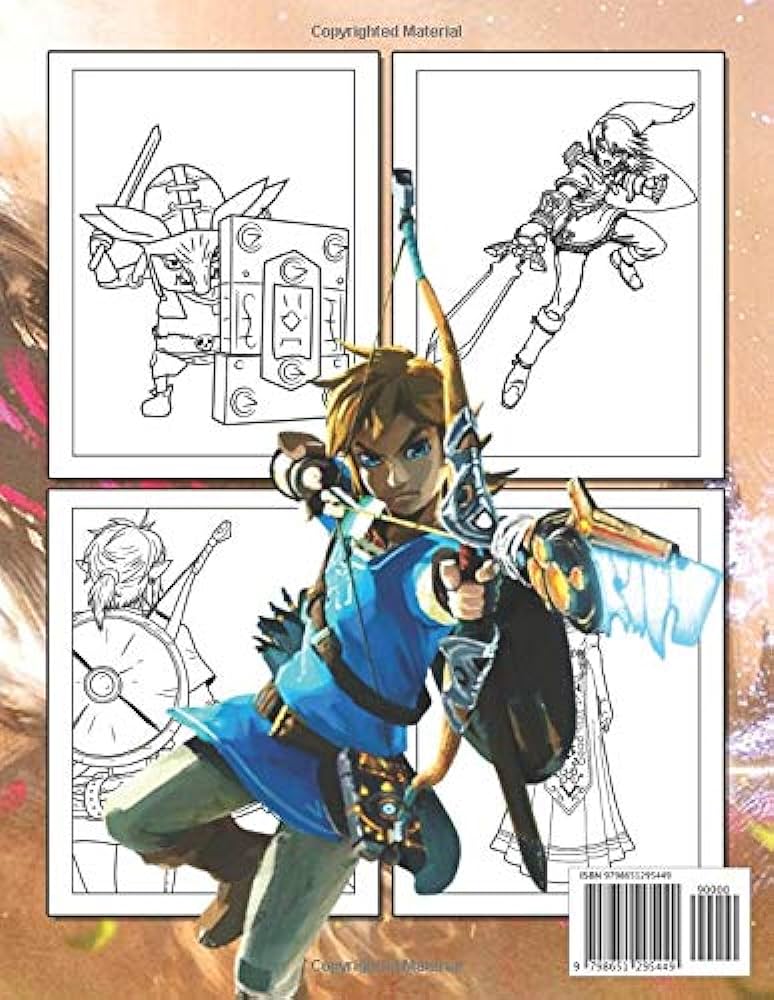 The legend of zelda coloring book great coloring books for kids and teens chellwell tammy books