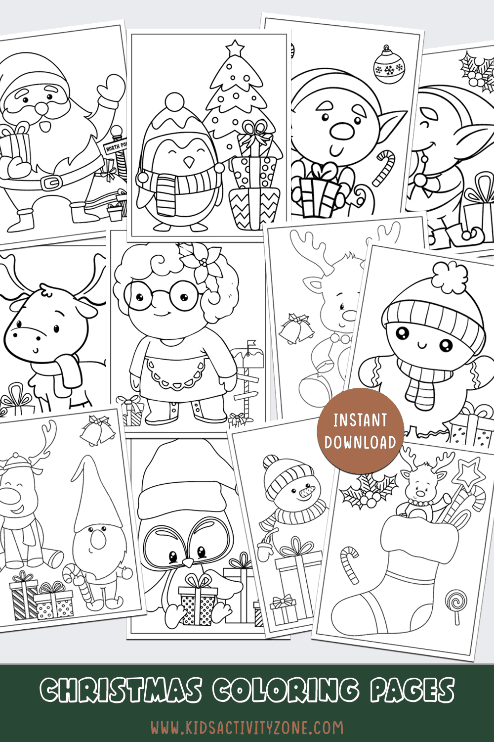 Christmas coloring sheets