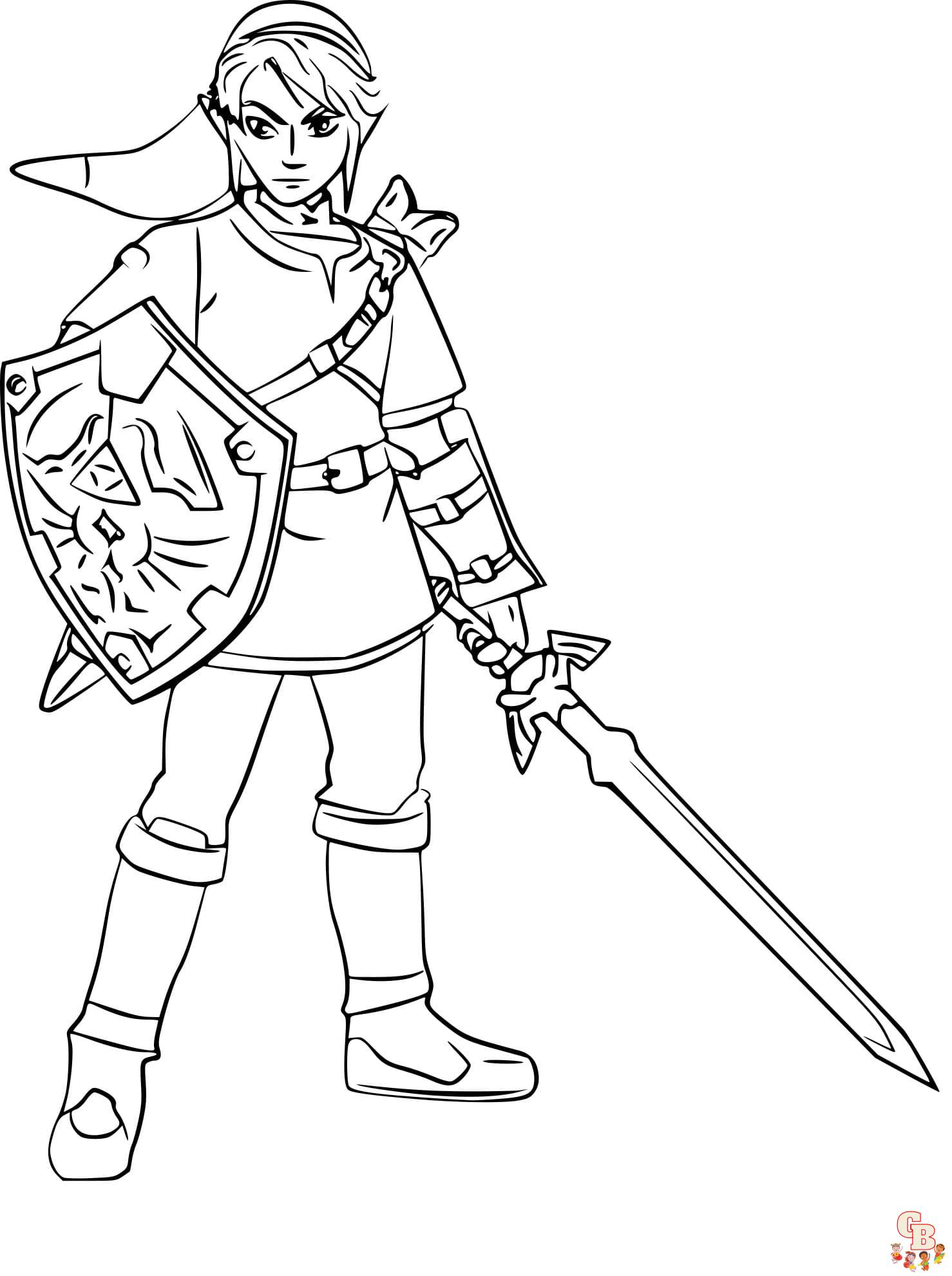 Link coloring pages