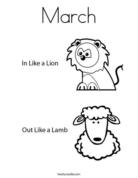 March coloring page lion and lamb lion coloring pages march crafts