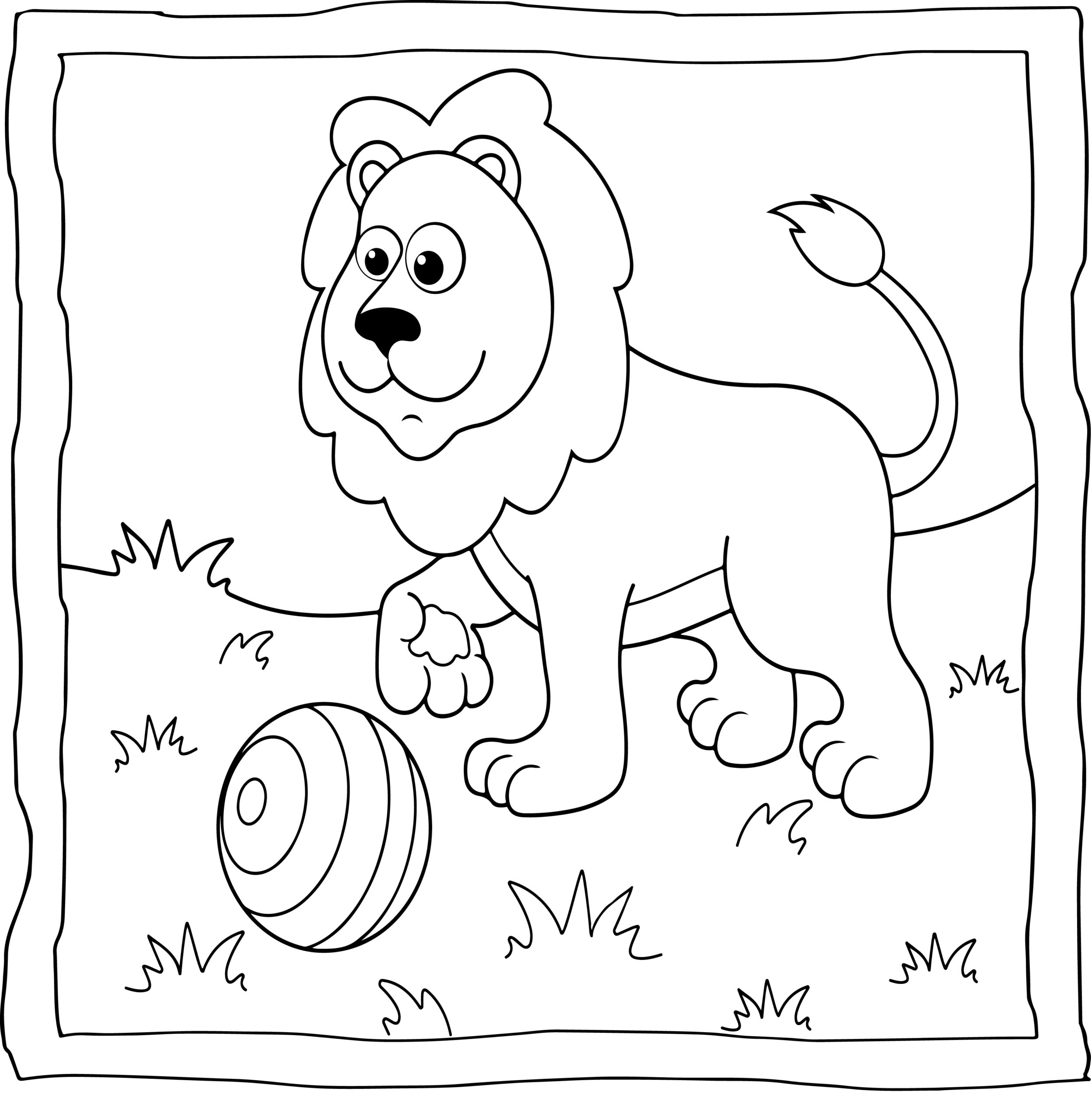 Lion coloring book easy and fun lions coloring pages for kids made by teachers