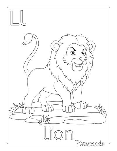 Free animal coloring pages for kids