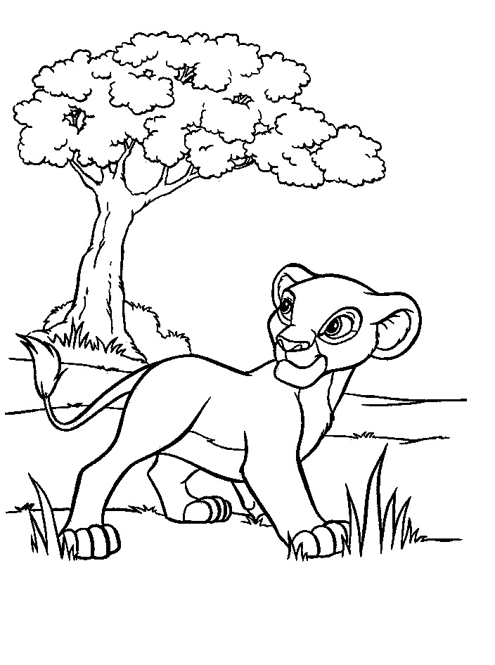 Free printable lion coloring pages for kids