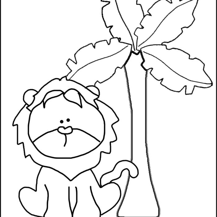 Lion coloring pages popular cute lions for kids to color