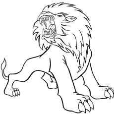 Top free printable lion coloring pages online