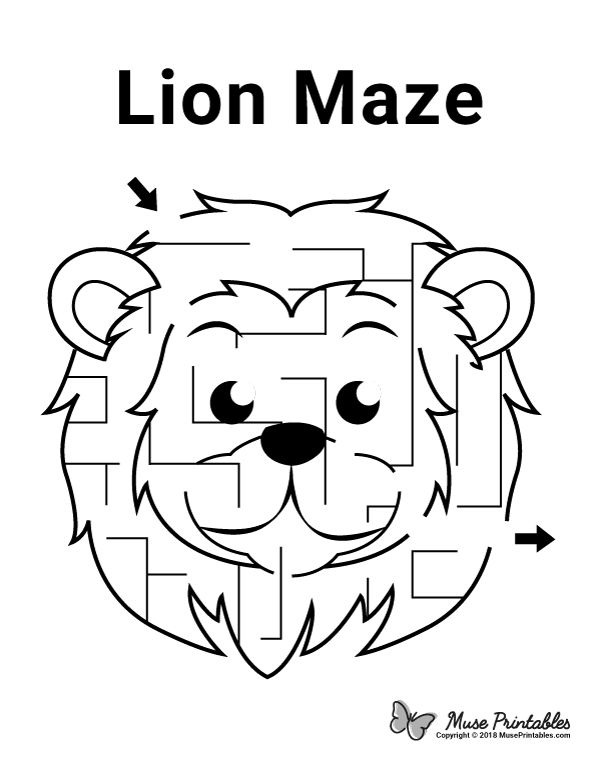 Free printable lion maze download it at httpsmuseprintablesdownloadmazelion cub scout activities cub scout crafts daniel and the lions