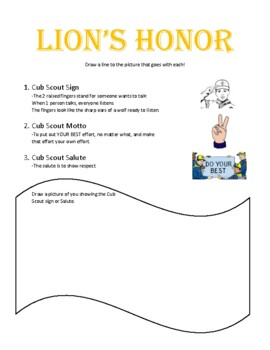 Cub scout lion tpt