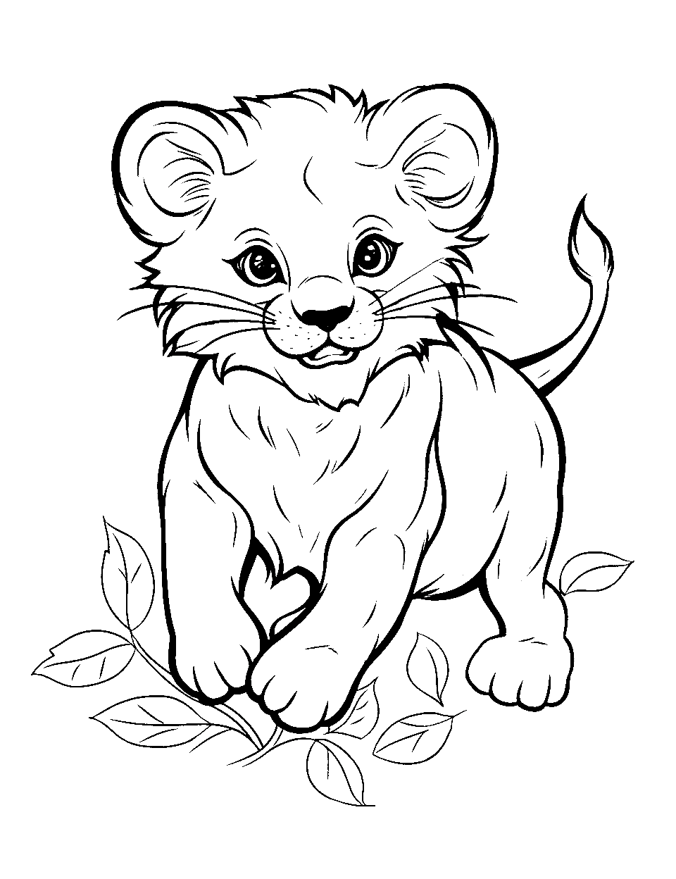 Lion coloring pages free printable sheets