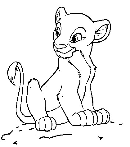 Lion cub coloring page by tigalova on