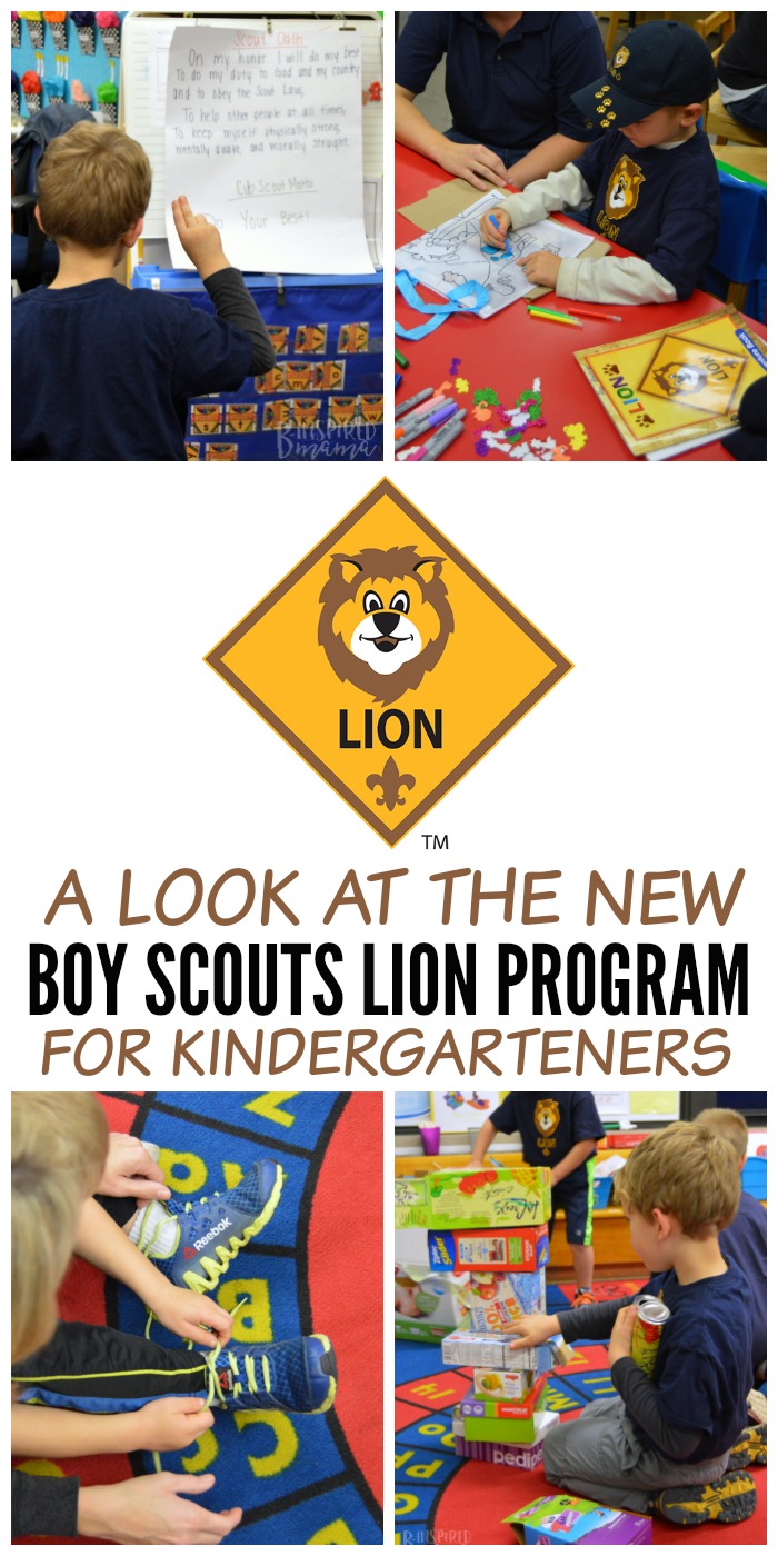 A look at the new boy scouts lion program for kindergarten boys