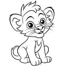 Cute lion coloring pages free printable pdfs