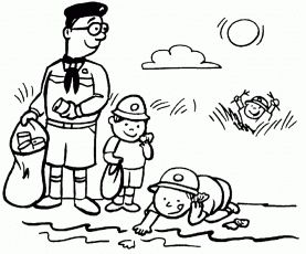 Cub scout coloring pages coloring pages amp pictures imagixs cub scouts coloring pages lion craft