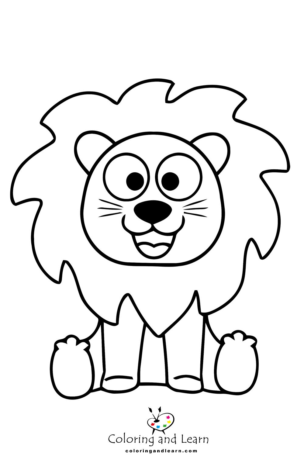 Lion coloring pages