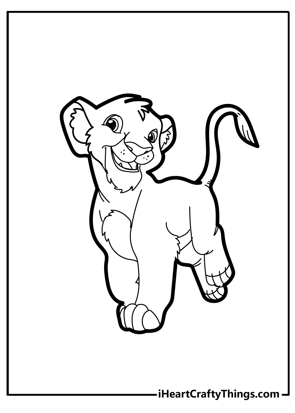 Lion coloring pages free printables