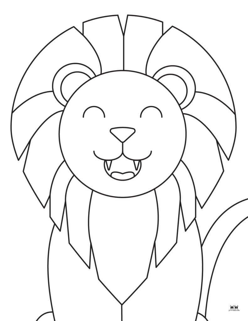 Lion coloring pages