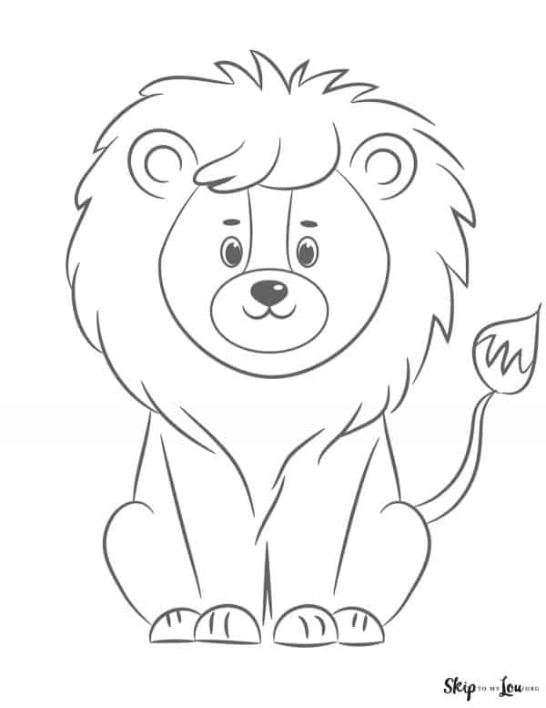 Lion coloring pages skip to my lou