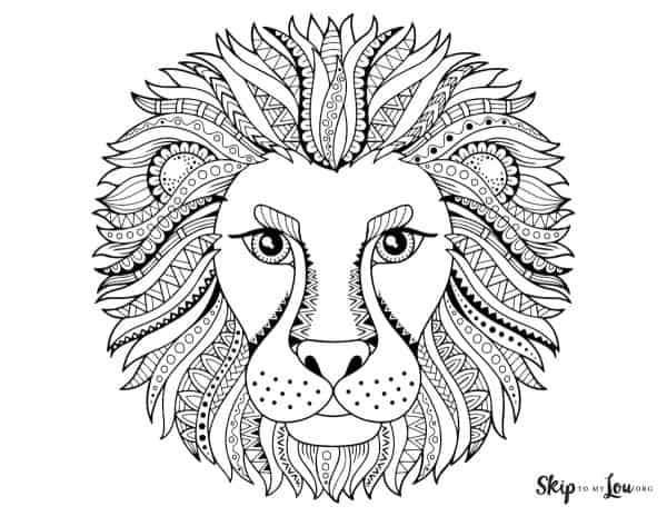 Lion coloring pages skip to my lou