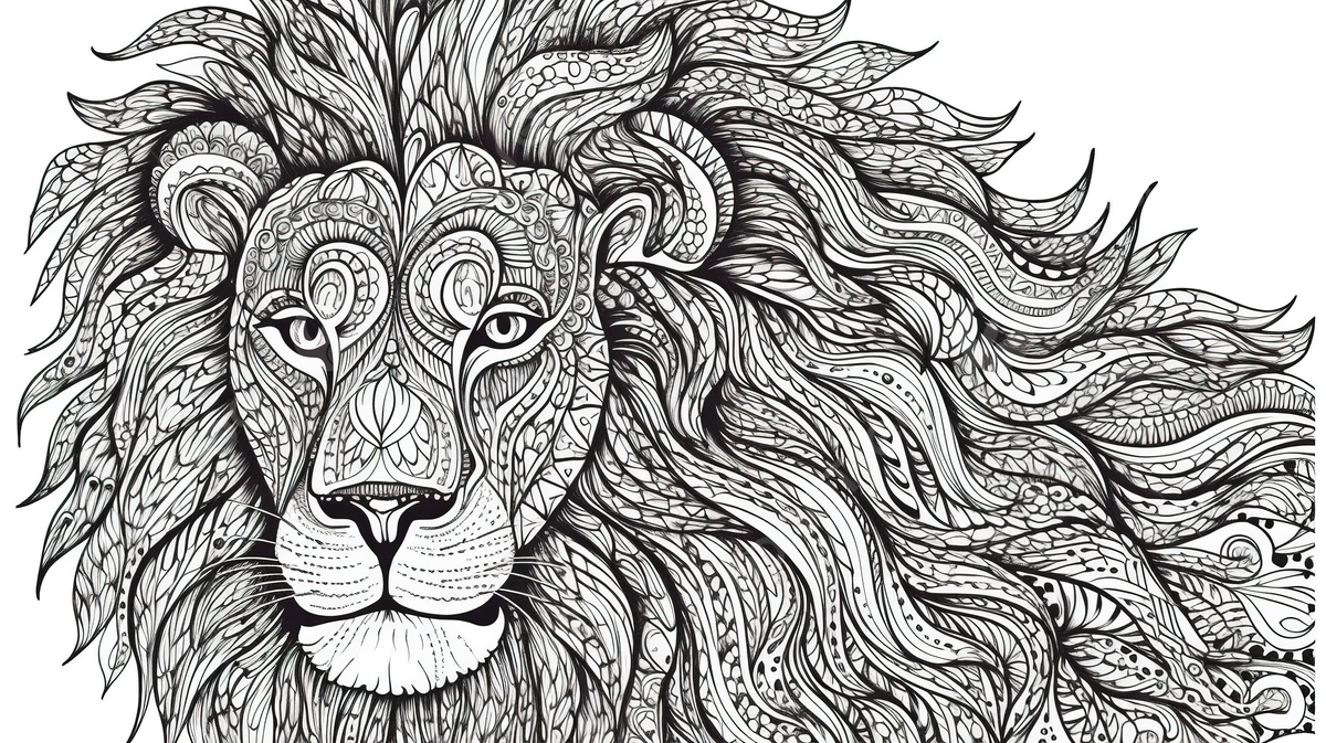 Elegant free printable lion coloring pages free printable coloring pages cute lion coloring background picture of lion for colouring animal lion background image and wallpaper for free download