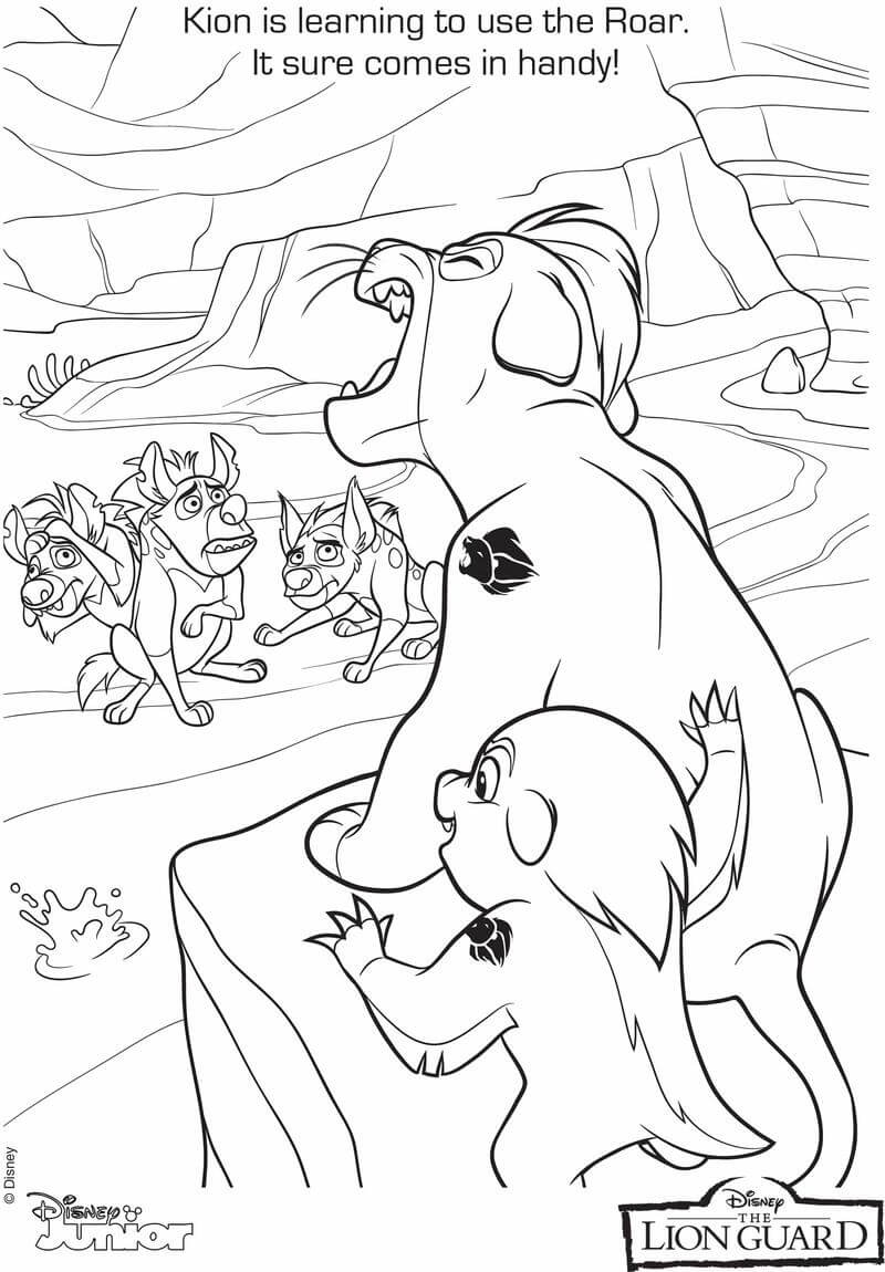 Printable the lion guard coloring pages